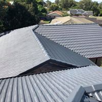 roof restoration - tile roof