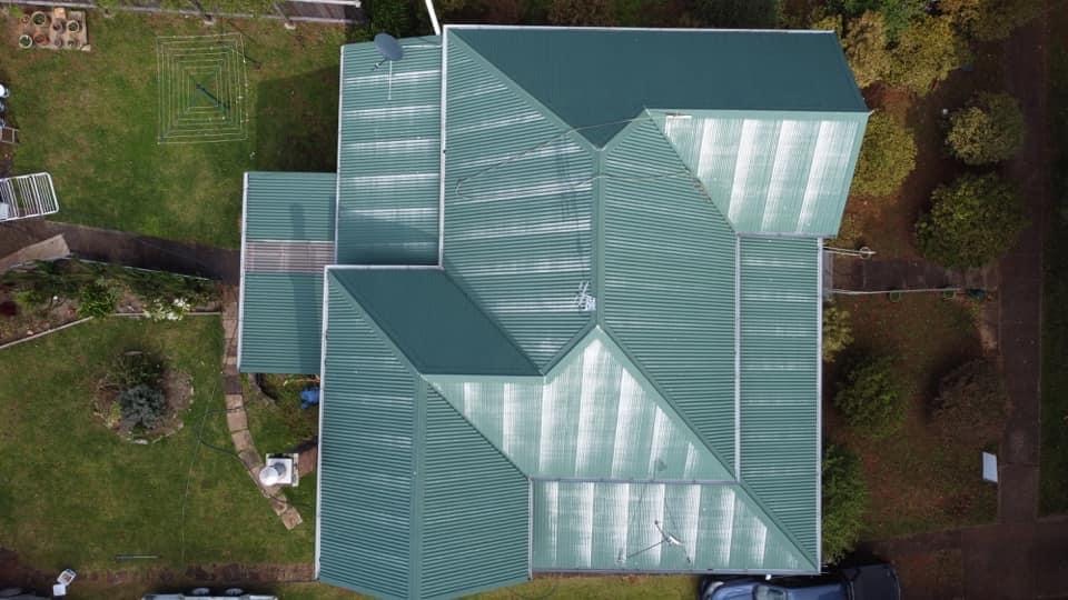 roof painting - metal roof